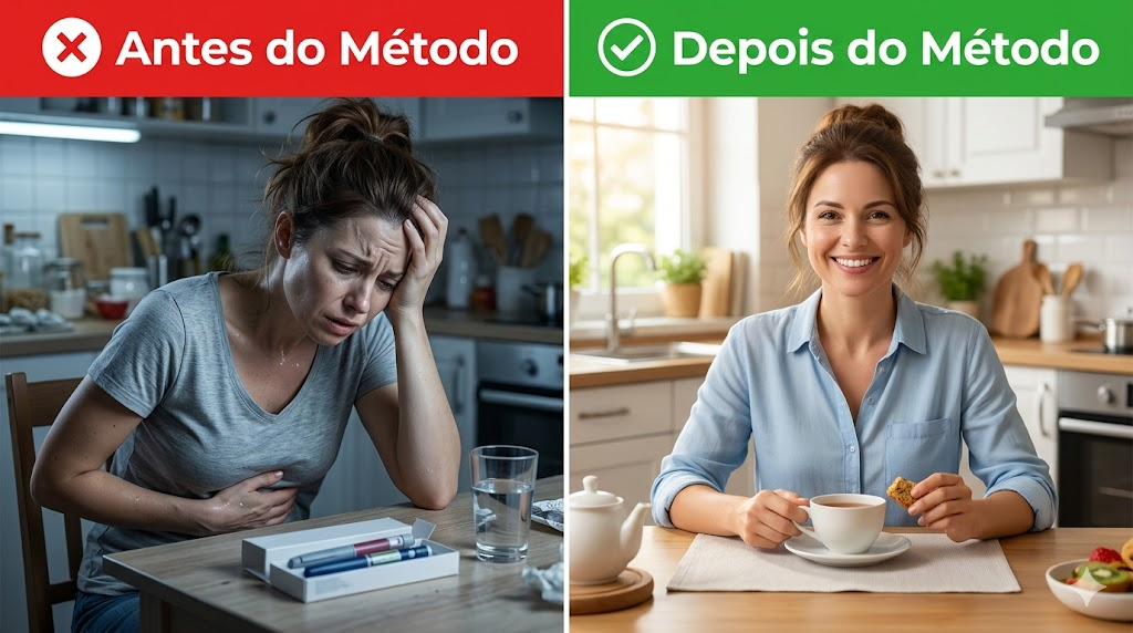 Antes e depois do método SOS Caneta