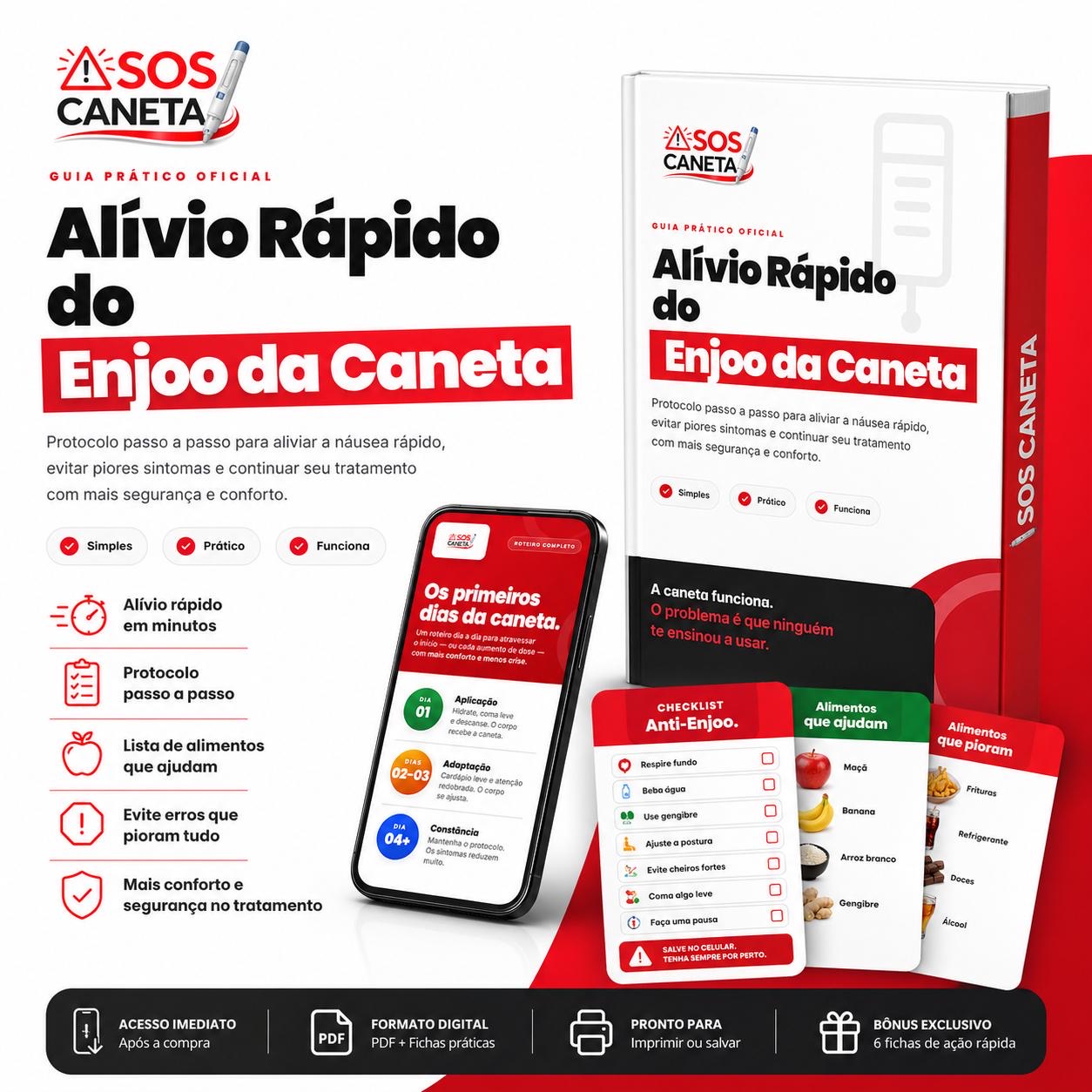 SOS Caneta — Guia, fichas e bônus